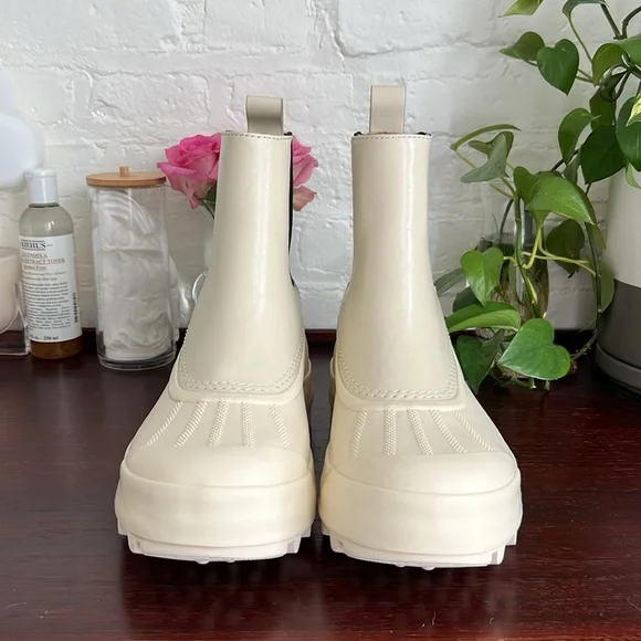 SOREL x Proenza Schouler cream chunky waterproof boots Sz 9.5 - Picture 2 of 8